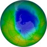 Antarctic Ozone 2011-11-21